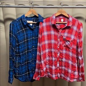 2 Flannel Shirts for Price of 1!